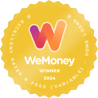 WeMoney excellent rates and fees (variable) Home loan 2024 award